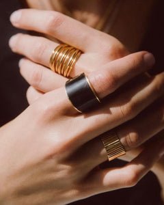 Layered Strand Ring - Pre-Order Ring Soko 